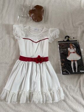 Spirit White and Red Annabelle Costume Dress